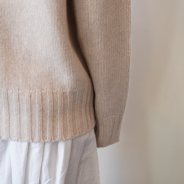 eleven 2nd (CuZJh) YAK LAMSWOOL CHUNKY V-NECK CARDIGAN #E2W-1093(8)