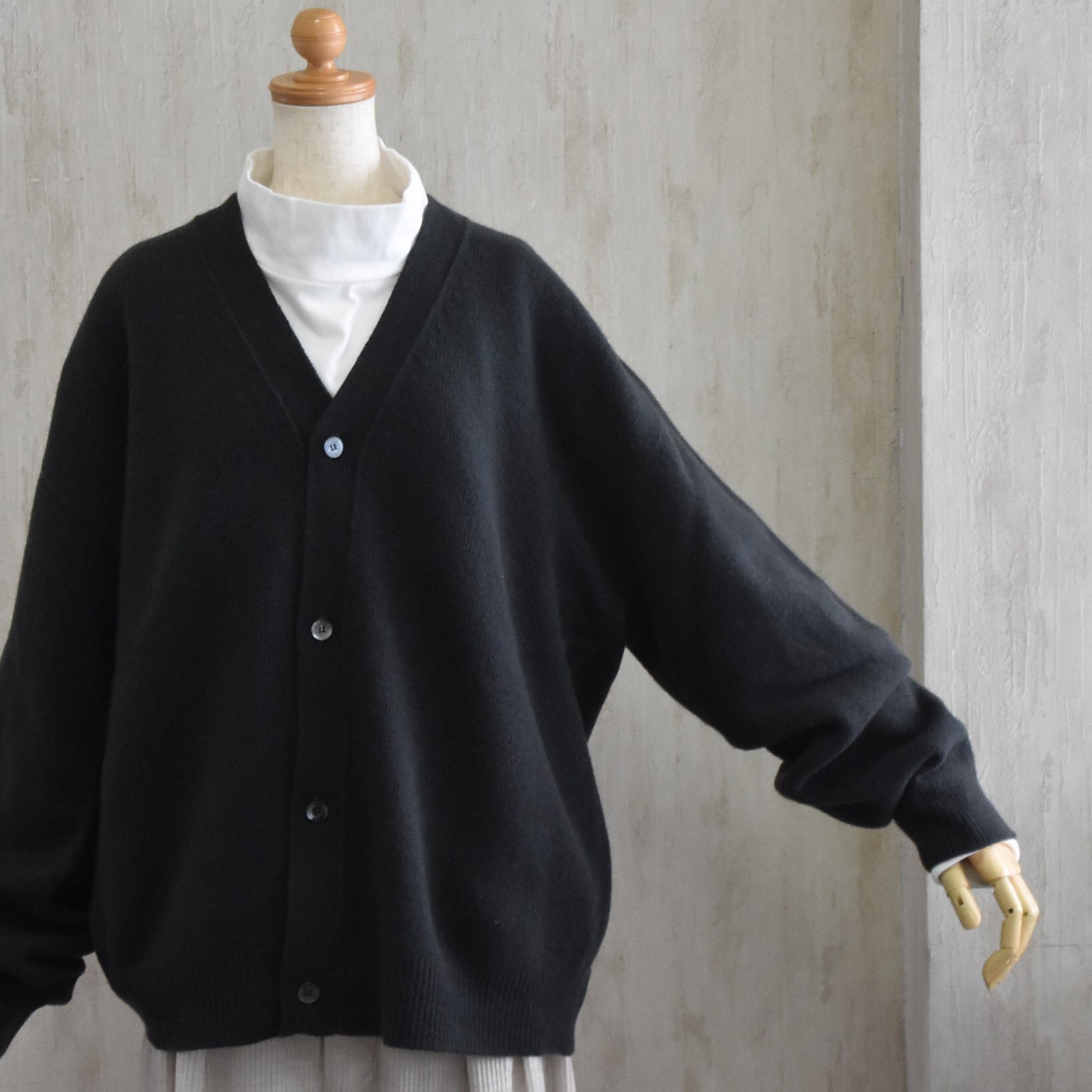 SOFIE D'HOORE(\tB[h[) / Seamless V-neck cardigan long sleeves #MABUSE-AA(8)