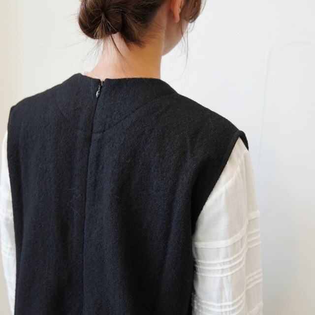 Honnete(Ilbg) /V NECK JUMPSUITE WOOL #HO-25AWP5W(8)