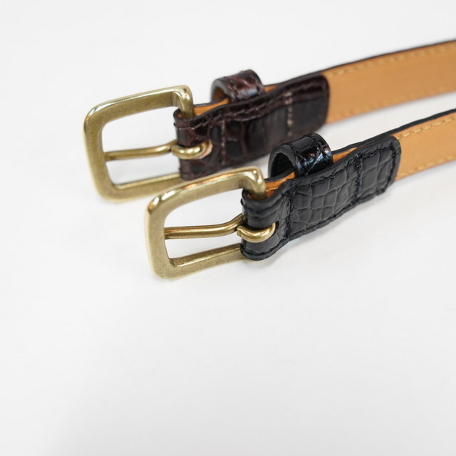 Scye(�T�C) Press Croco Dress Belt #3326-31309(8)