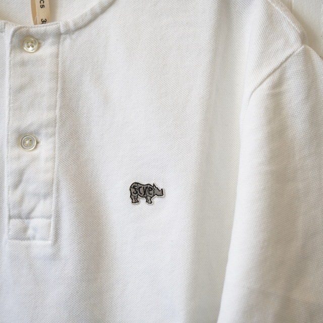 Scye(�T�C) COTTON PIQUE HENLEY NECK SHIRT #5226-21703(8)