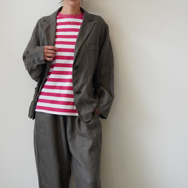  SARAH(�T��) Linen Twill �e�[���[�h�W���P�b�g�y2�F�W�J�z #C60269(8)