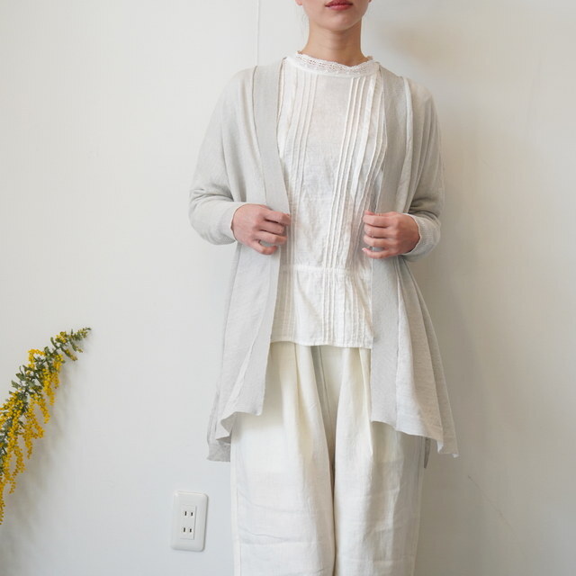 maison de soil(���]���h�\�C��) / V-NECK C/GN WITH SLIT #CNMDS2501(8)