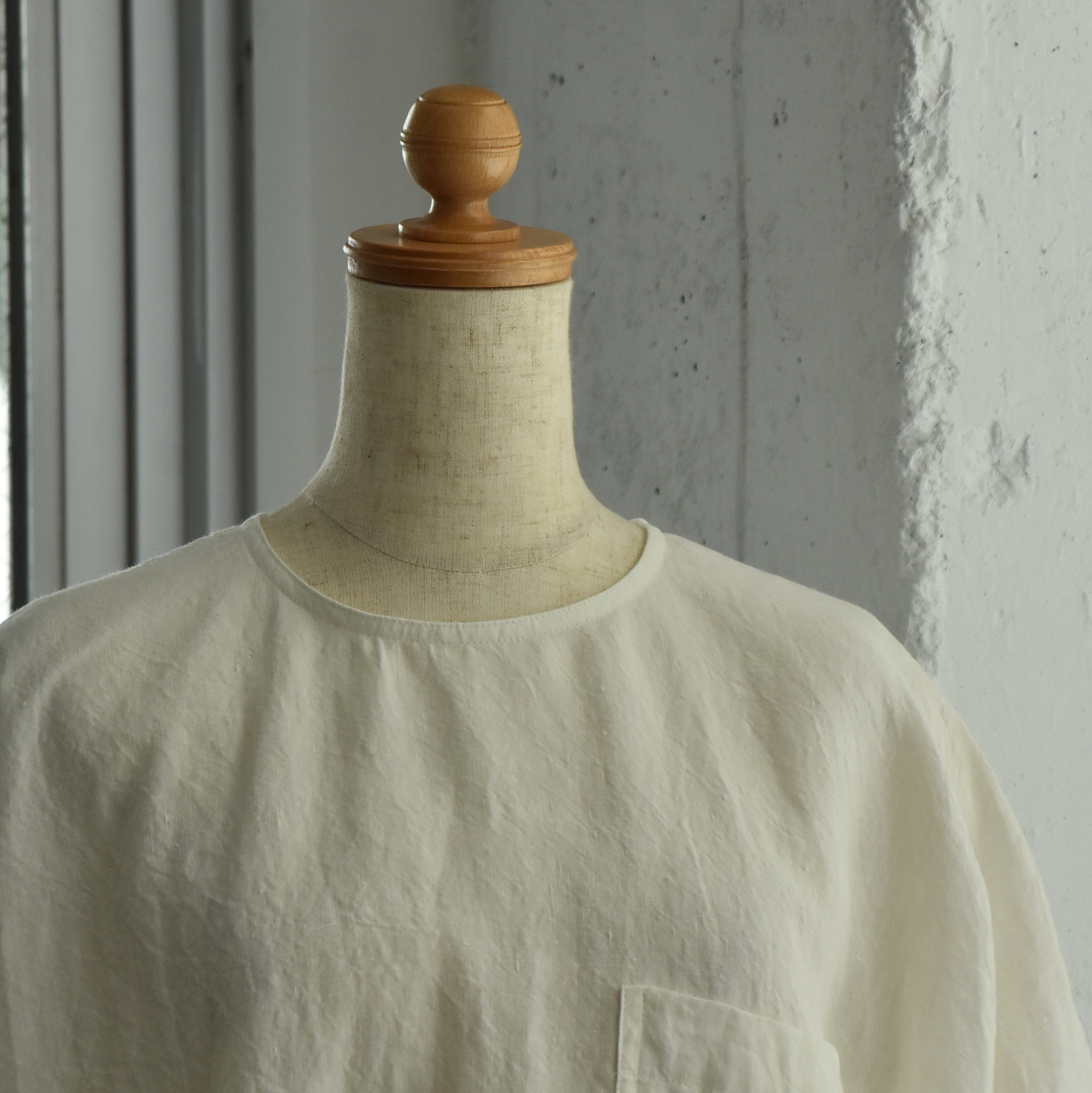 【40% off sale】SOFIE D'HOORE(ソフィードール) / DENVER Short slv c-neck dress W patched pockets【3色展開】 #DENVER-AA(9)