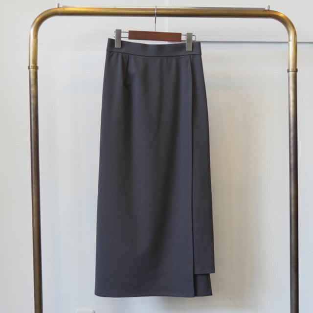 Graphpaper(Oty[p[) COMPACT PONTE WRAP SKIRT #GL243-40180B(9)