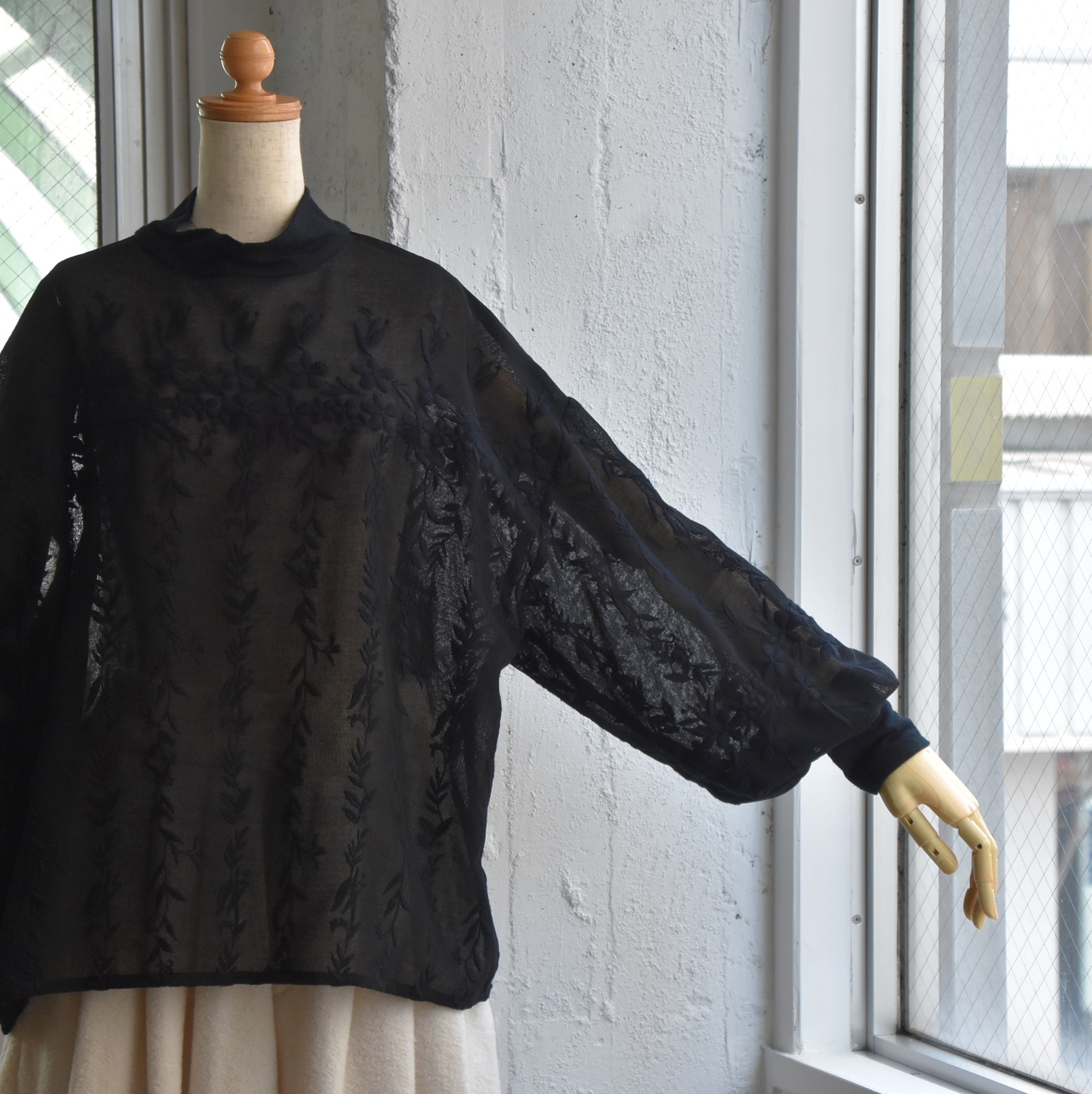 ANTIPAST(AeBpXg) / EMBROIDERY BLOUSE #EB212-AA(9)