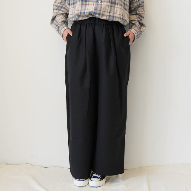 maison de soil(]h\C) 2TUCK WIDE EASY PANTS #GNMDS2502WS(9)