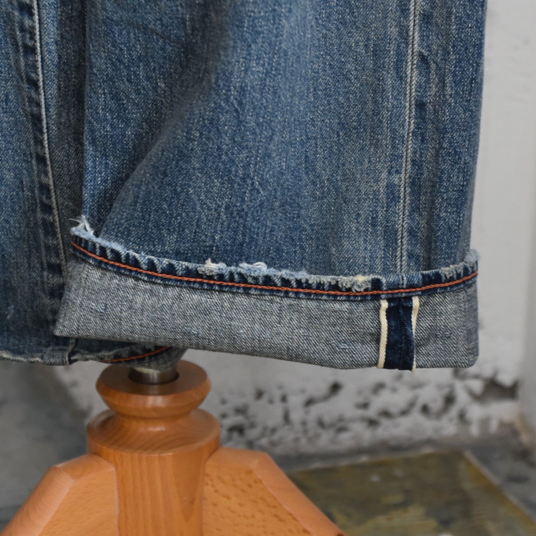 chimala(`}) / SELVEDGE DENIM BAGGY CUT #CS40-WP03-AA(9)