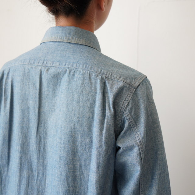 chimala(`}) CHAMBRAY SHIRT#CS22-S11A(9)