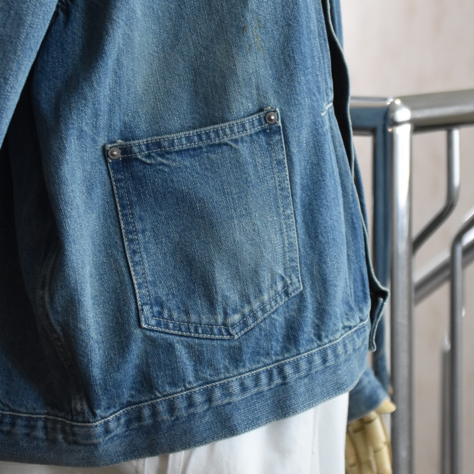chimala(`}) / DENIM SHORT JACKET #CS40-JT12-AA(9)