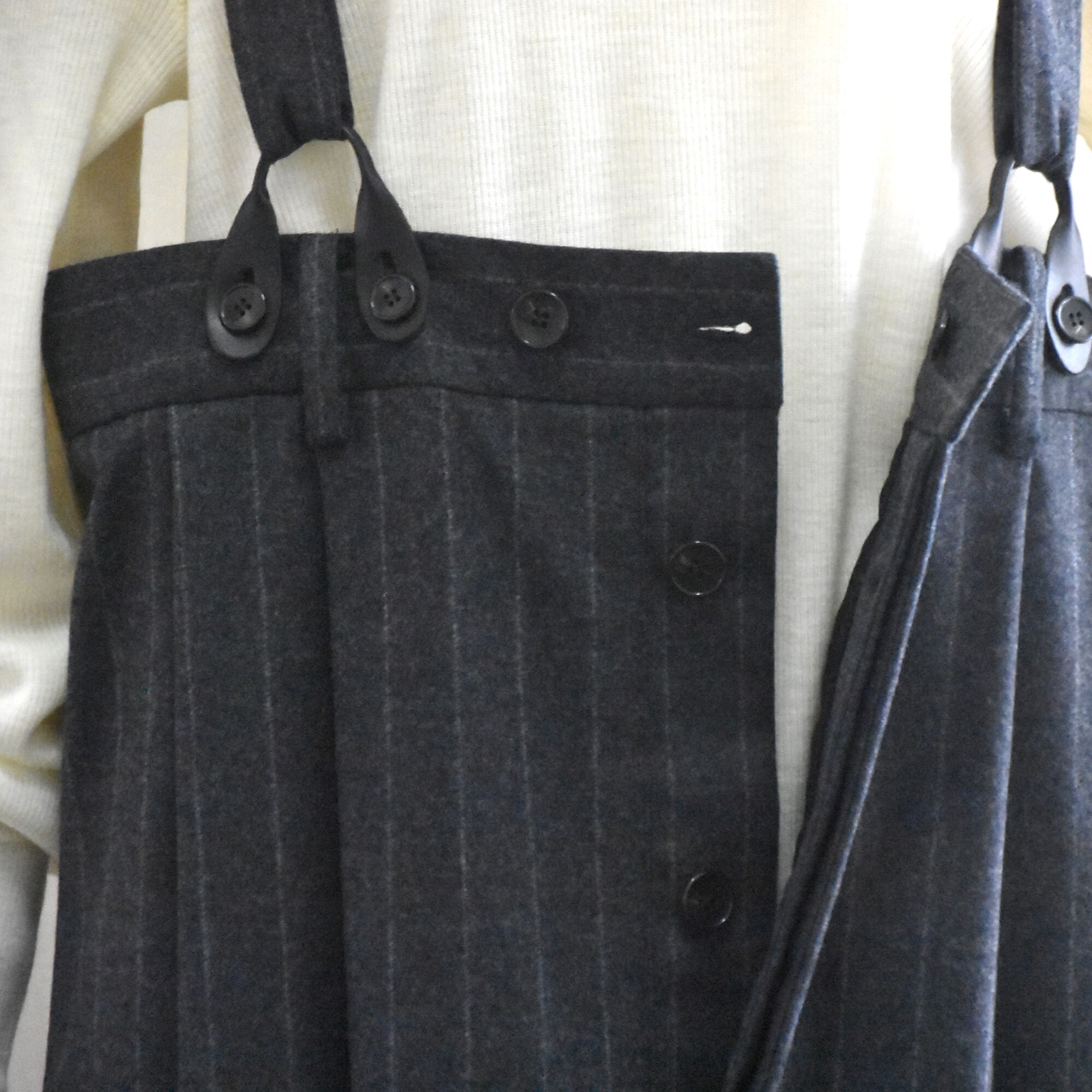 SACRA (TN) / CASHMERE FLANO STRIPE SALOPETTE #125506051-AA(9)