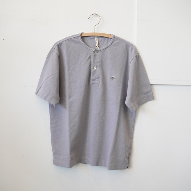 Scye(�T�C) COTTON PIQUE HENLEY NECK SHIRT #5226-21703(9)