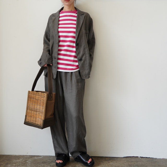 SARAH(�T��) BALLOON PANTS LINEN TWILL�y3�F�W�J�z #C30565(9)