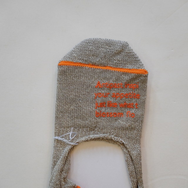 ANTIPAST (�A���e�B�p�X�g) / LETTER COVER SOCKS�y3�F�W�J�z #HA-17BS(9)