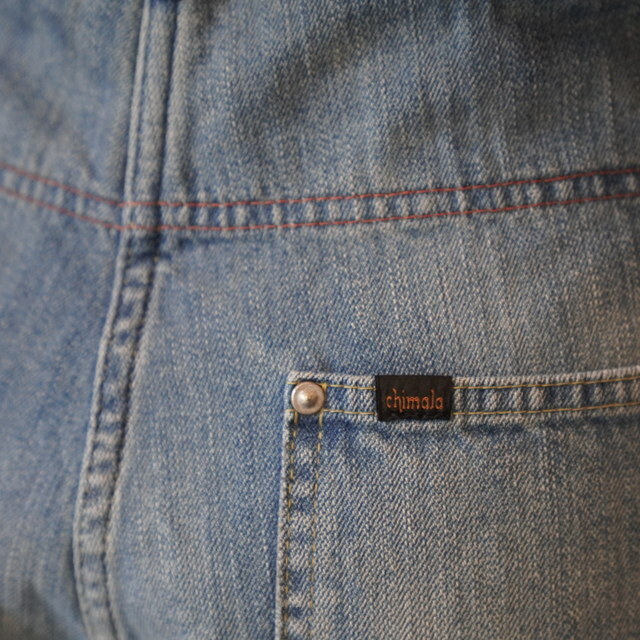 chimala(�`�}��) / UNISEX 13OZ W WADTH DENIM WAIST ADJUSTABLE PANTS #CS41-MP10B(9)