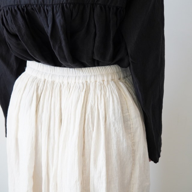 maison de soil(���]���h�\�C��)  GATHERED SKIRT #INMDS26012D(9)