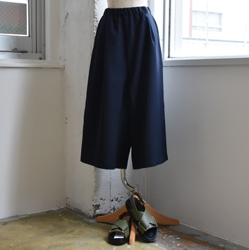SOFIE D'HOORE(ソフィードール) / POST-PLUN Wide 3/4 length pants with elastic waist