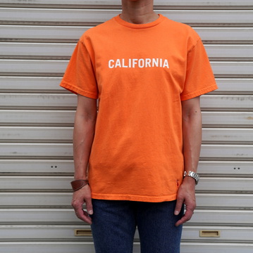 SUNSHINE+CLOUD (サンシャインクラウド) T-shirt CALIFORNIA ORANGE#CAKE-SS