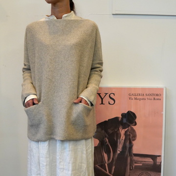 DANIELA GREGIS(ダニエラ グレジス)  boatneck sweater knit#MB6X5Y128F