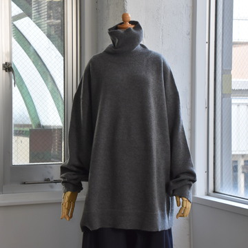 【40% off sale】SOFIE D'HOORE(ソフィードール) / 2ply high neck bottom rib oversized sweater【2色展開】 #MOJO-AA