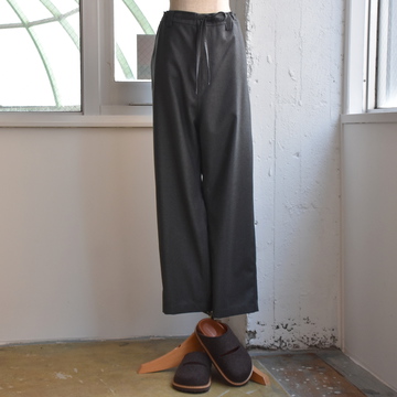 SOFIE D'HOORE(ソフィードール) / Low crotch pants with zip and drawstring【2色展開】 #POLARIS-AA