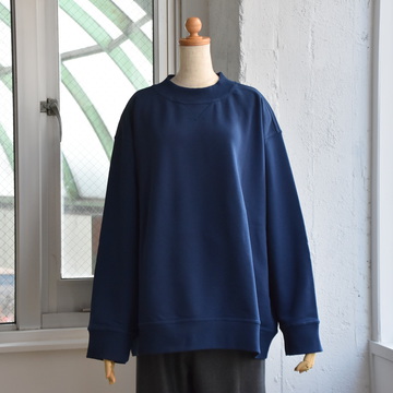 SOFIE D'HOORE(ソフィードール) / Long sleeve C-neck sweatshirt with top stich【2色展開】 #TASTE-AA