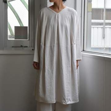 Whiteread (zCg[h) / WHITE LINEN DRESS No.1 #DRESS01-AA