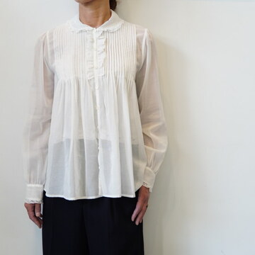 Bilitis dix-sept ans(reBXEfBZb^) VOILE TUCKED BLOUSE #2911-915