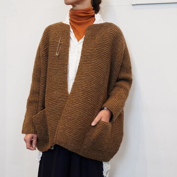 DANIELA GREGIS(_jG OWX) giacca hand-knitted jacket #MMG2AW32