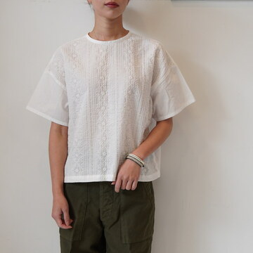 SARAH(サラ) SHIRPING EMBROIDERY S/S #C52892