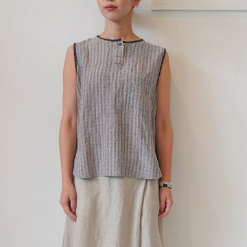 SARAH(サラ) SIMONE MINI CHECK LINEN S/ #C52999