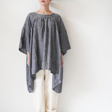 Worker's Nobility(ワーカーズ ノビリティ) VネックチュニックOP #PAINTERSHIRTS