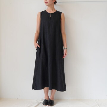 SARAH(サラ)   Linen Twill Sleeveless Dress #C4266