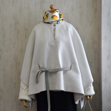 TENNE HANDCRAFTED MODERN(e nhNtebh_) / ANGOLA WOOL PONCHOy2FWJz#007-25FW-AA