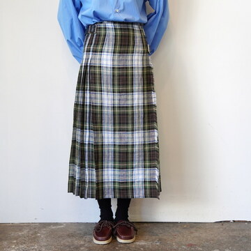ONEIL OF DUBLIN(�I�j�[�� �I�u �_�u����) LOW WAIST ACCORDIONLO LONG KILT LENGTH #NOD2601