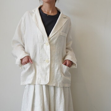  SARAH(�T��) Linen Twill �e�[���[�h�W���P�b�g�y2�F�W�J�z #C60269