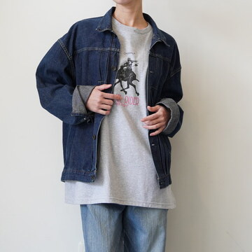 chimala(�`�}��) /UNISEX AMOSKEAG SELVEDGE DENIM SHORT JACKET #CS41-JT12