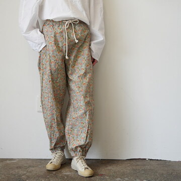 SONO(�\�m) JAME JOGGER PANTS Dusty Blue Floral#1048 26SS